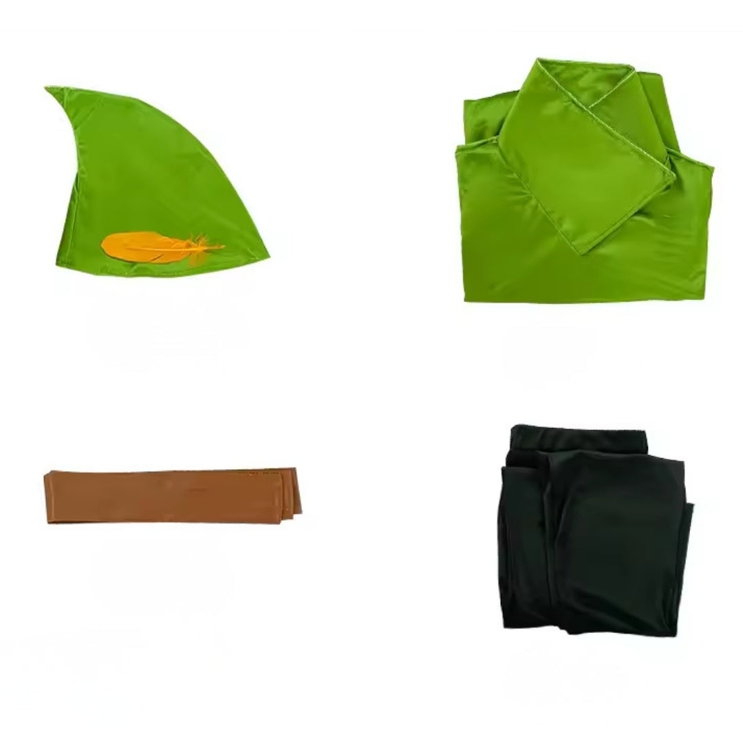Fantasie Kostuum met Hoed voor Volwassenen Groen Polyester Carnaval Halloween Themafeesten Verkleedkleding | Sulvida
