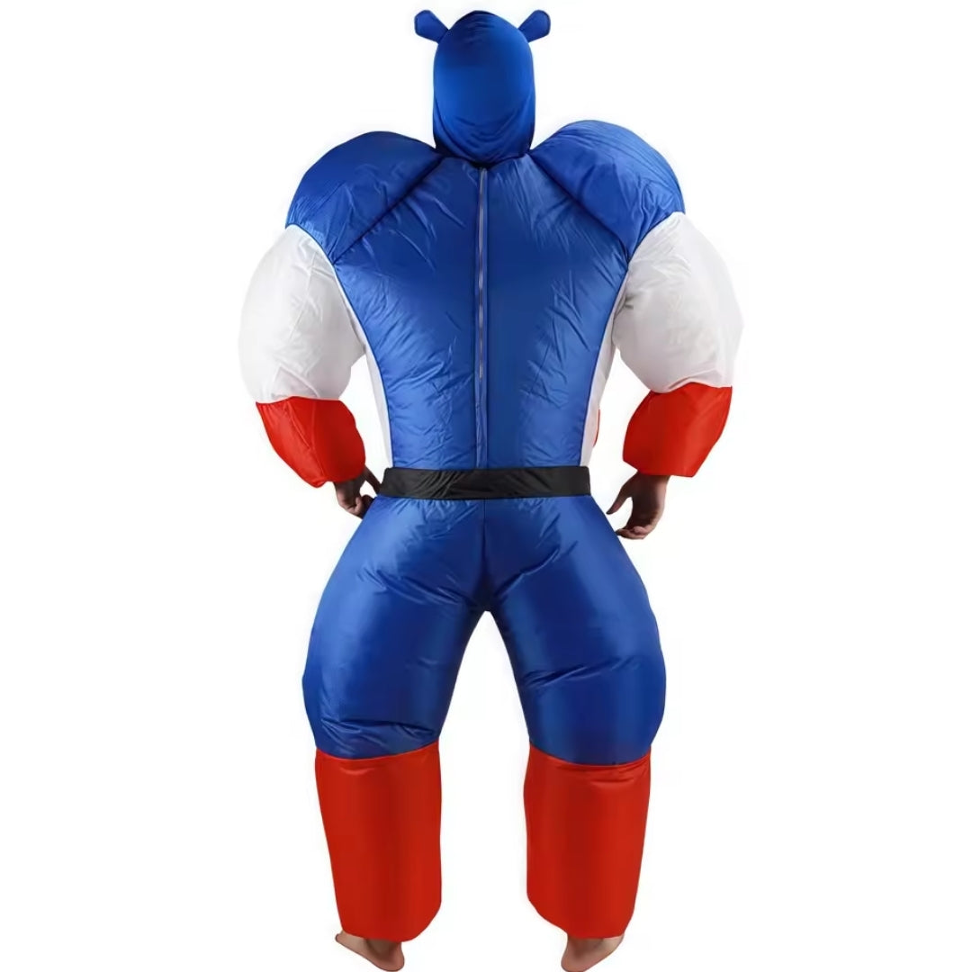 Opblaasbaar Superheldenkostuum Volwassenen Jumpsuit Verkleedkleding Themafeesten Halloween Carnaval Feest | Sulvida
