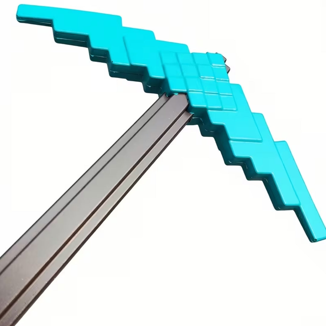 Pixelstijl Houweel Cosplay Accessoire Gaming Thema Halloween Carnaval Verkleedpartij Prop Decoratie 18+ | Sulvida