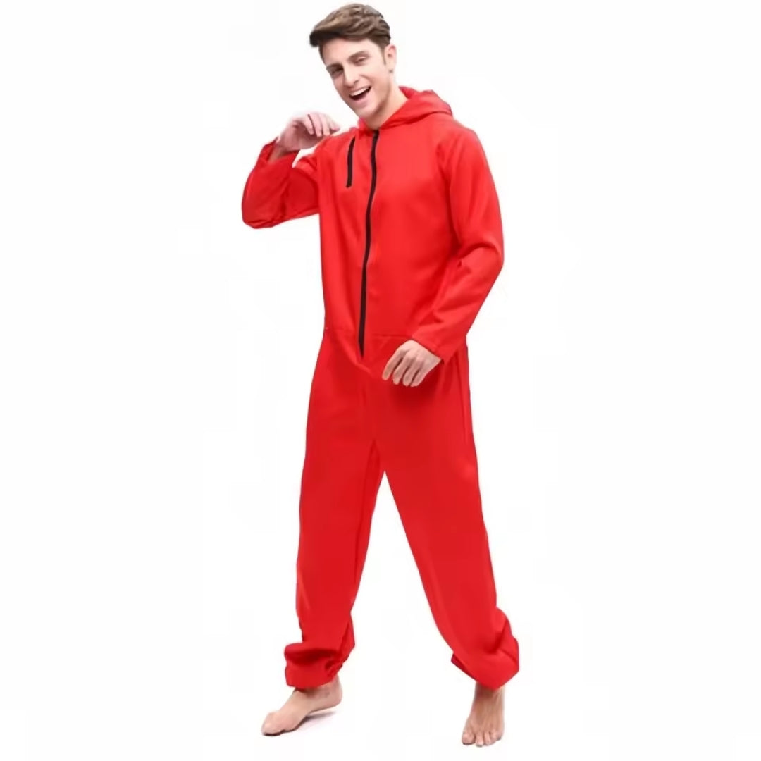 Cosplay Jumpsuit Dames Rood Lang Volledig Verkleedpak Themafeest Halloween Carnaval Lange Mouwen Kostuum | Sulvida