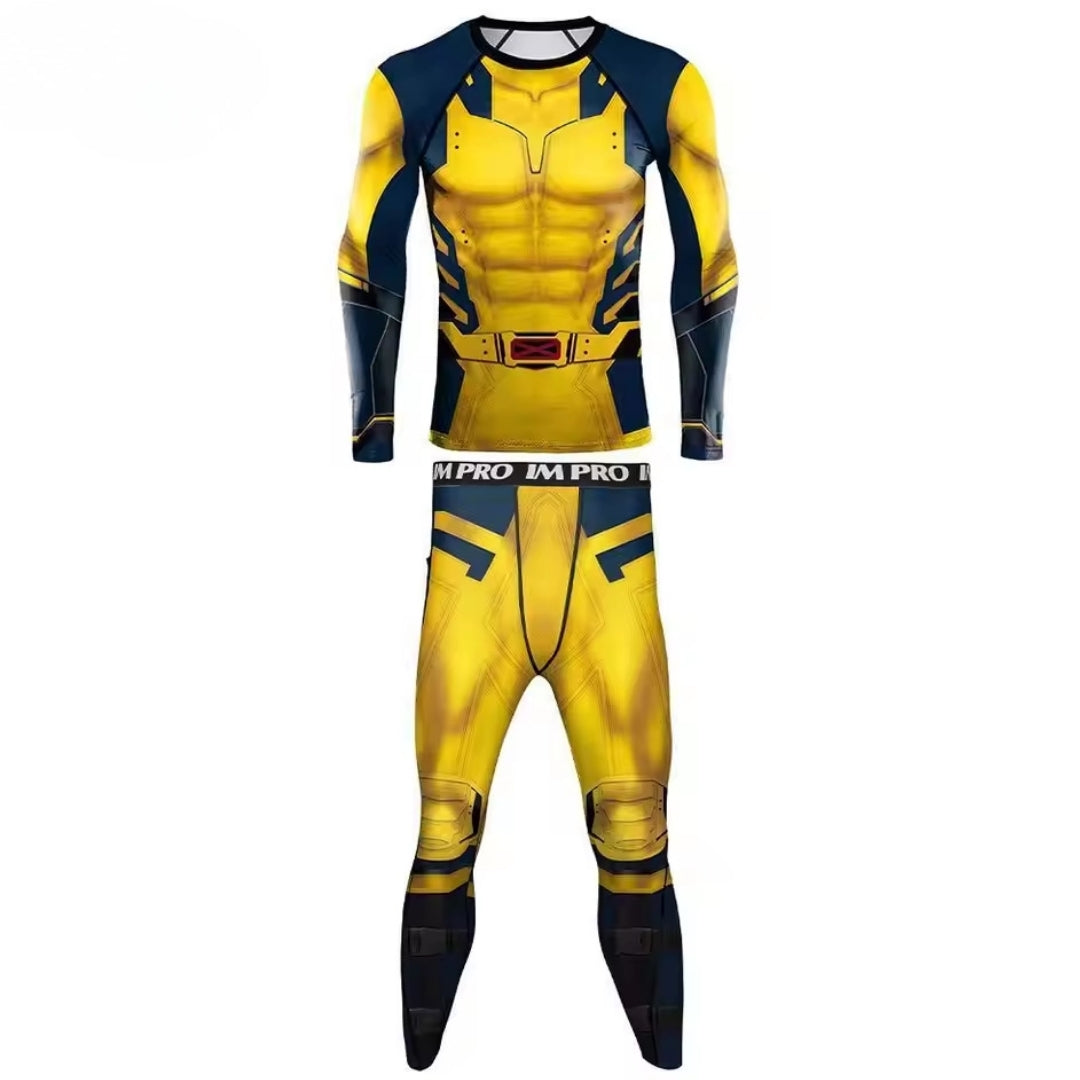 Superhelden Verkleedpak Set 4-delig Digitale Print Polyester Cosplay Themafeest Carnaval Herfstvakantie | Sulvida