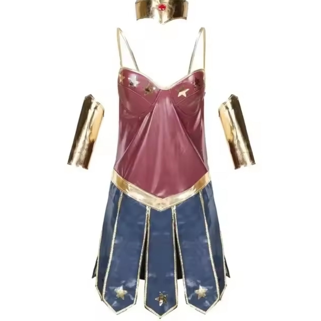 Superhelden Cosplaykostuum Jumpsuit Dames Carnaval Halloween Themafeest Verkleedkleding Lederlook Polyester | Sulvida