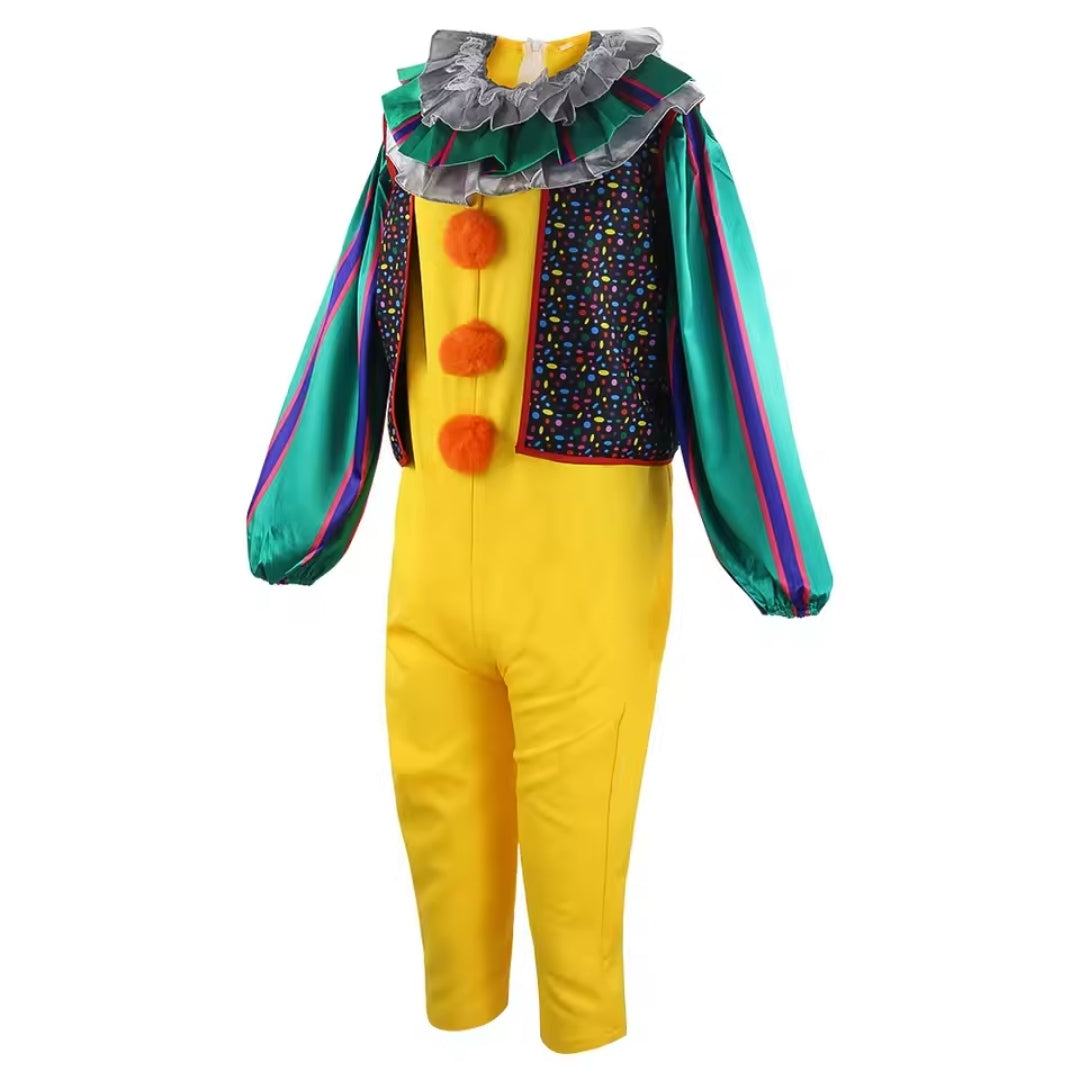 Horrorclown Verkleedoutfit Halloween Carnaval Feest Cosplay Kostuum Kinderen Volwassenen Polyester Griezelig | Sulvida