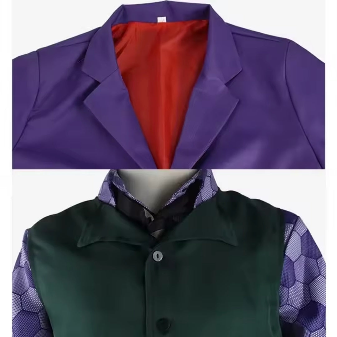 Clownskostuum Volwassenen Compleet Paars Gelaagd Verkleedoutfit Halloween Carnaval Cosplay Feest Party | Sulvida