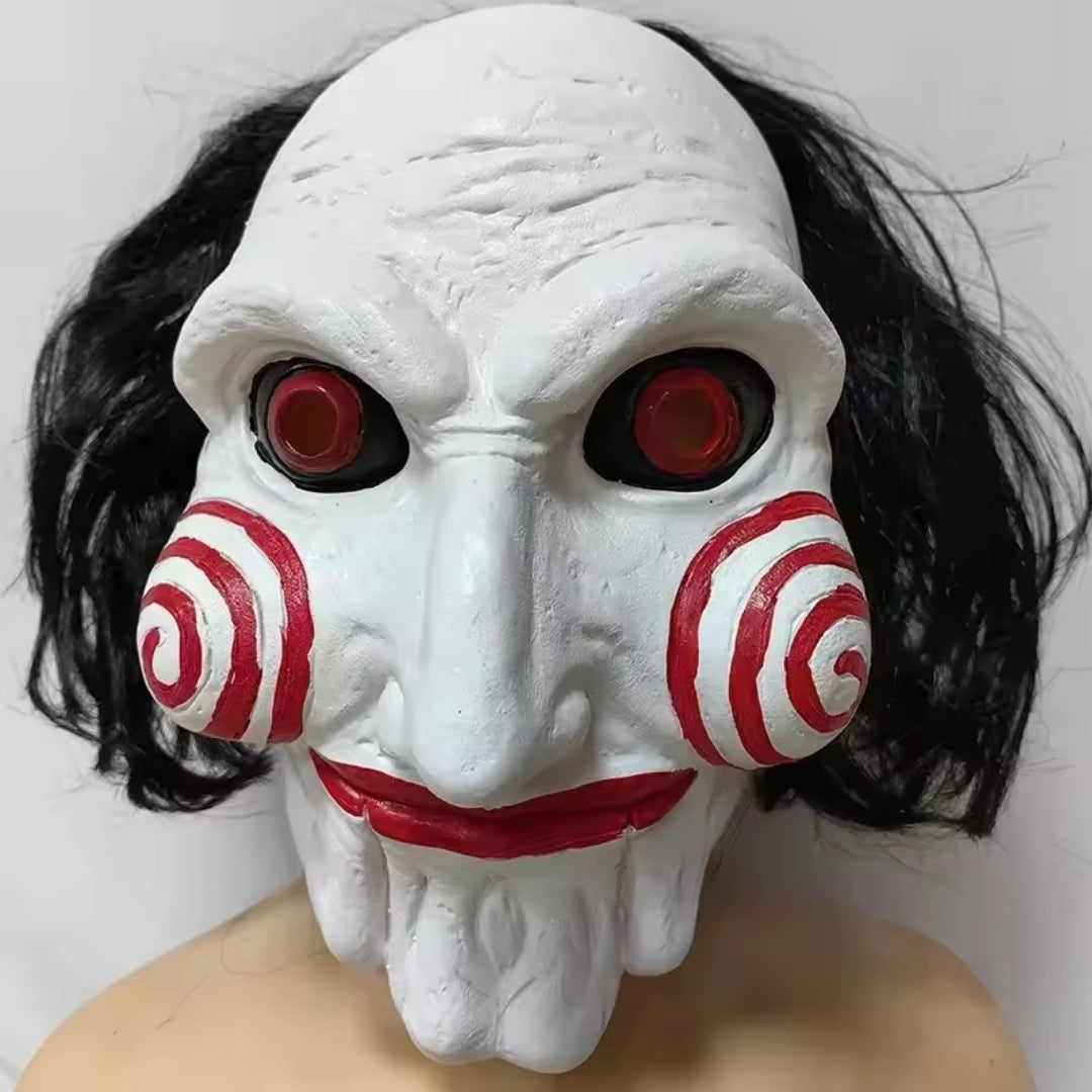 Horror Cosplay Kostuum met Masker Volwassenen Heren Zwart Polyester Halloween Carnaval Feest Verkleedset | Sulvida