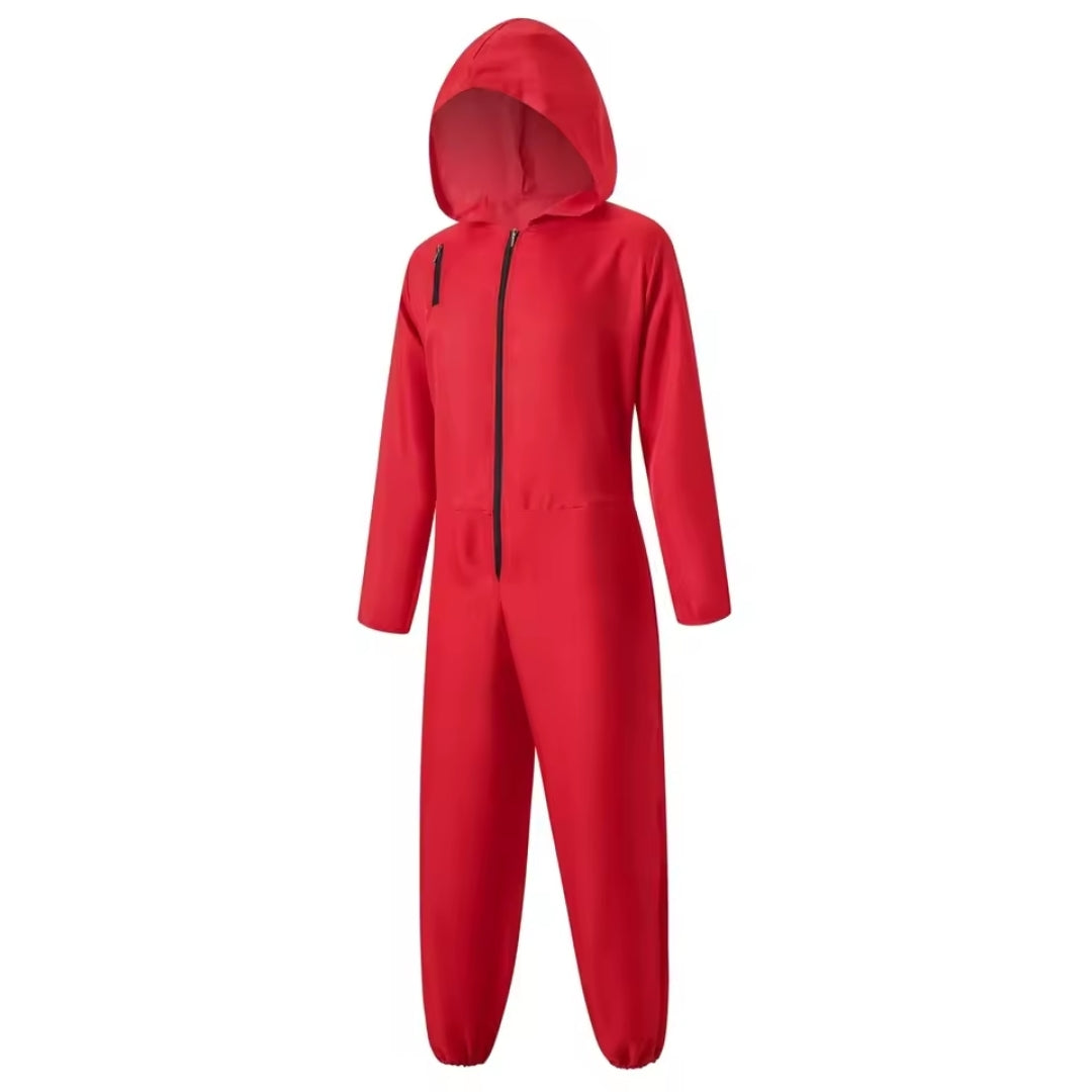 Cosplay Jumpsuit Dames Rood Lang Volledig Verkleedpak Themafeest Halloween Carnaval Lange Mouwen Kostuum | Sulvida