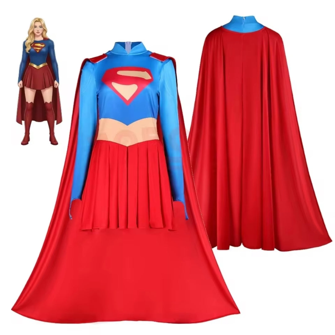 Heldinnen Jumpsuit met Cape voor Verkleedpartijen Carnaval Cosplay Thema-evenementen Dames Heren Kostuum | Sulvida