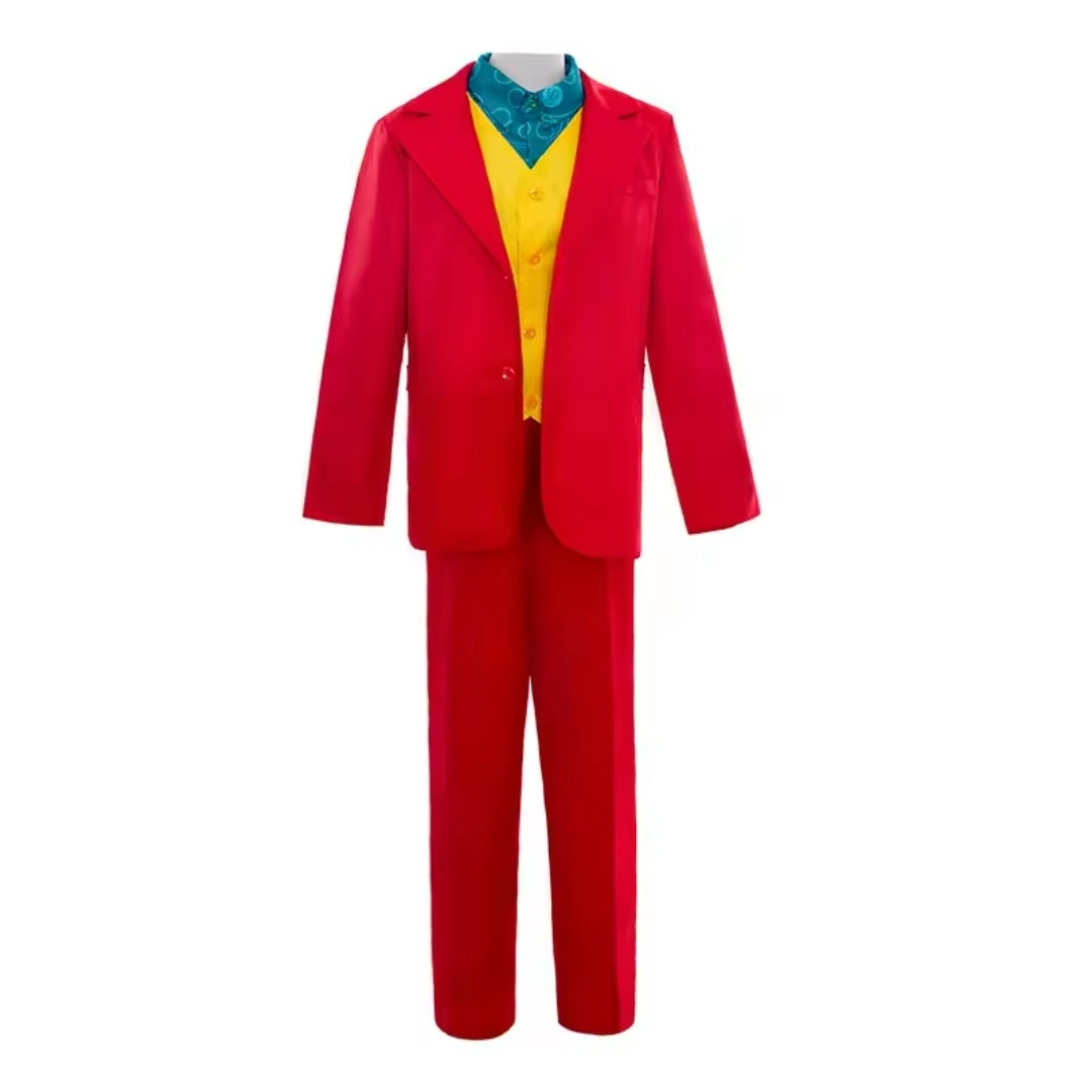 Clownkostuum voor Volwassenen met Groene Pruik Halloween Cosplay Carnaval Themafeest Verkleedkleding Outfit | Sulvida