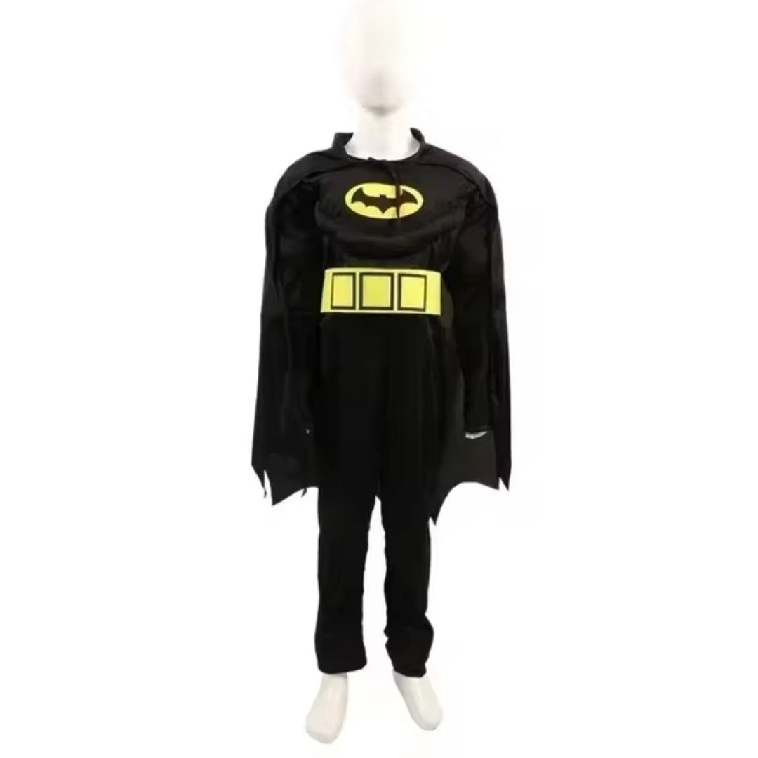 Superheldenkostuum voor Kinderen met Cape en Masker Vleermuis-Thema Verkleedkleding Carnaval Feest Roleplay | Sulvida