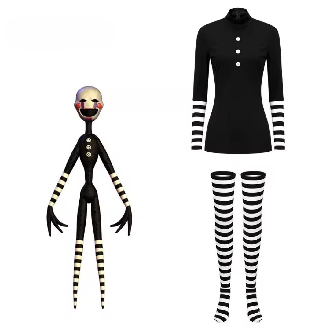 Horror Cosplay Outfit Volwassenen Gebreide Polyester Complete Verkleedset Themafeest Halloween Carnaval | Sulvida