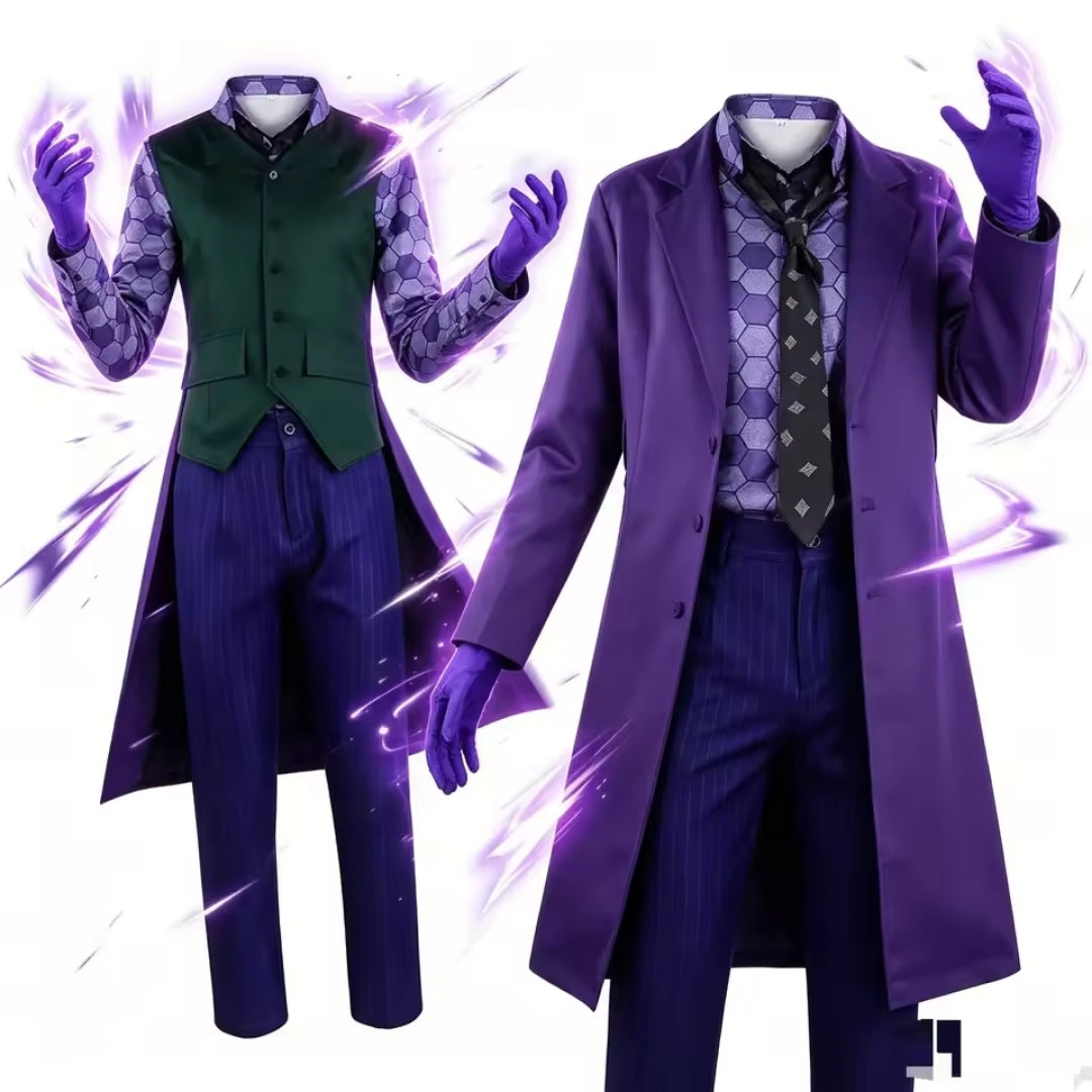 Clownskostuum Volwassenen Compleet Paars Gelaagd Verkleedoutfit Halloween Carnaval Cosplay Feest Party | Sulvida