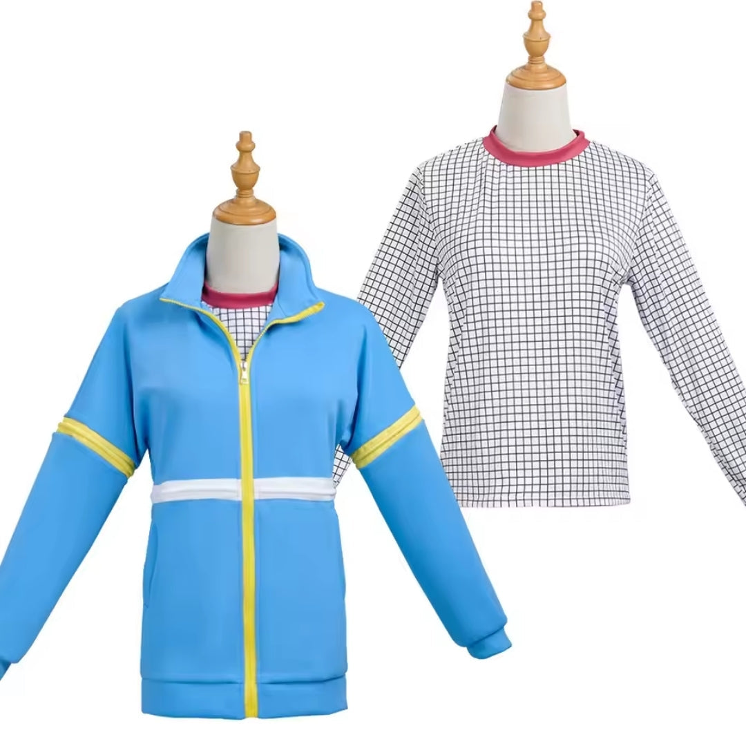 Cosplayoutfit Jaren 80 Karakter Uniseks 3-Delig Hoodie Broek Sweatshirt Halloween Feest Verkleed Streetwear | Sulvida