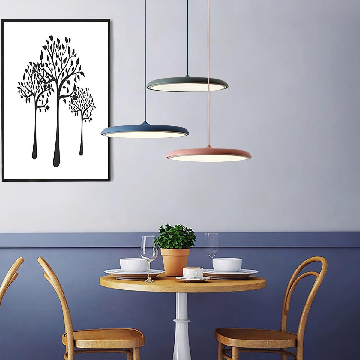 Hanglamp Macaron Stijl Metaal Acryl Dimbaar LED Eetkamer Keukeneiland Woonruimte Slaapkamer Warm Licht | Sulvida