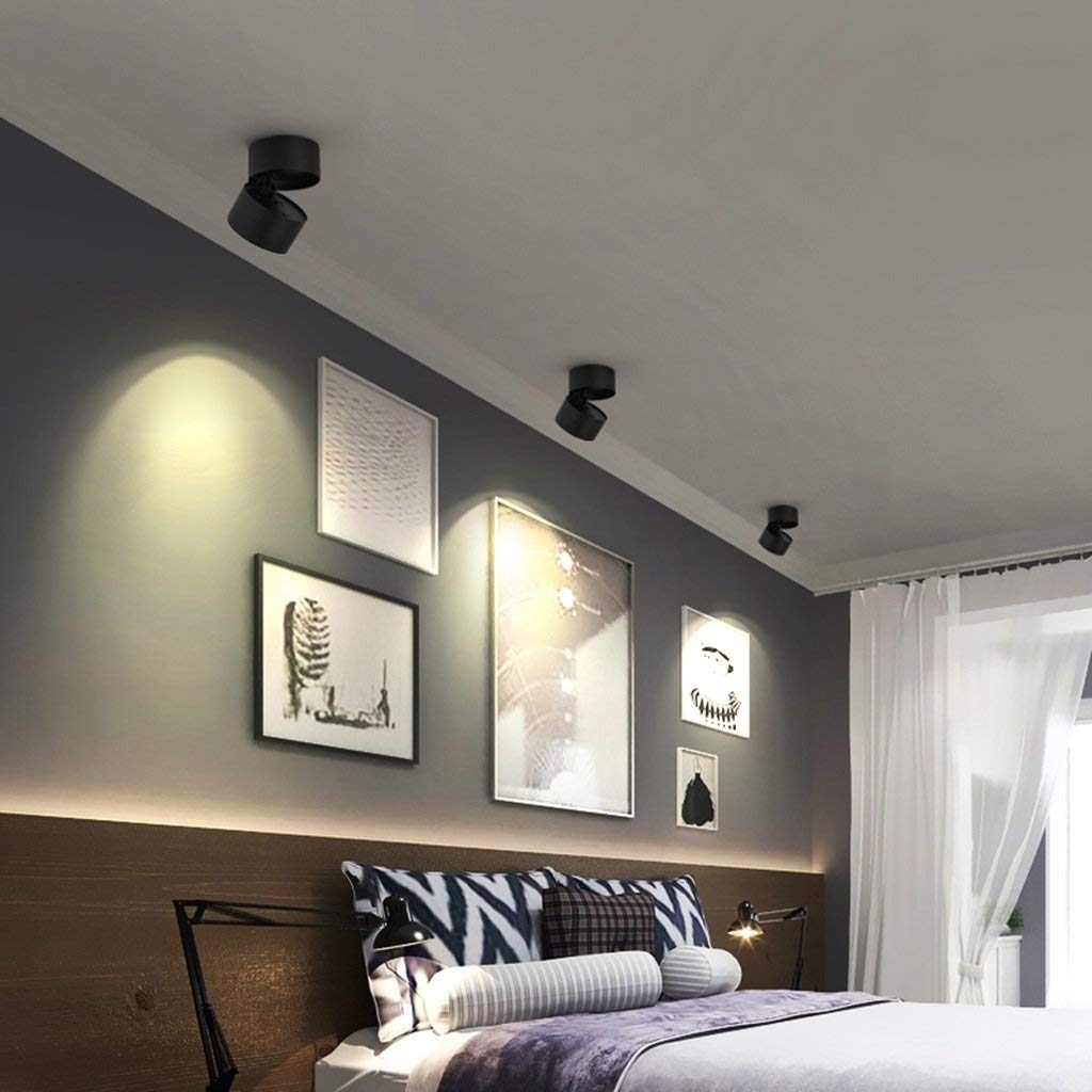Ronde LED Inbouwspot Metaal Zwart Wit Plafondspot Moderne Verlichting Woonkamer Hal Slaapkamer Keuken | Sulvida