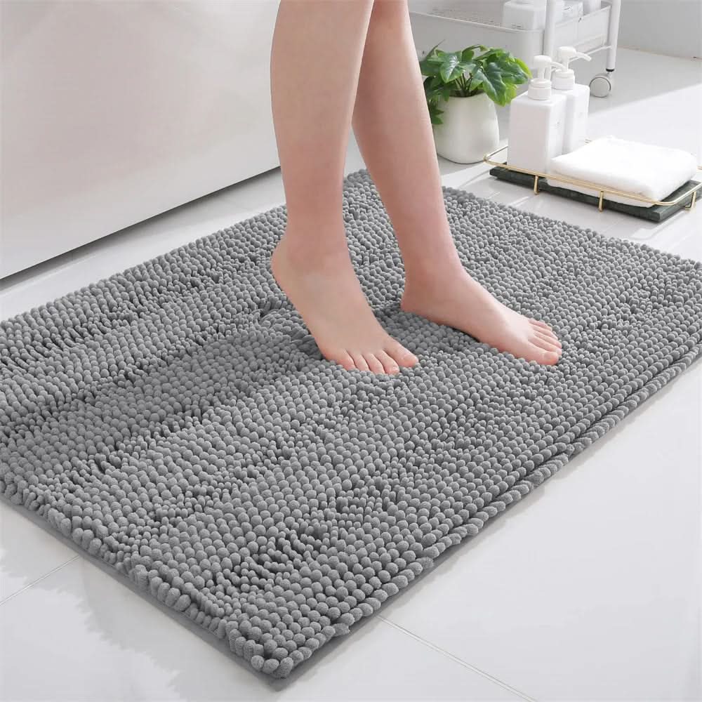 Badmat Antislip Sneldrogend Chenille Microvezel Zacht Gehoningraat Ondergrond Badkamer 40x60 50x80 60x90 | Sulvida