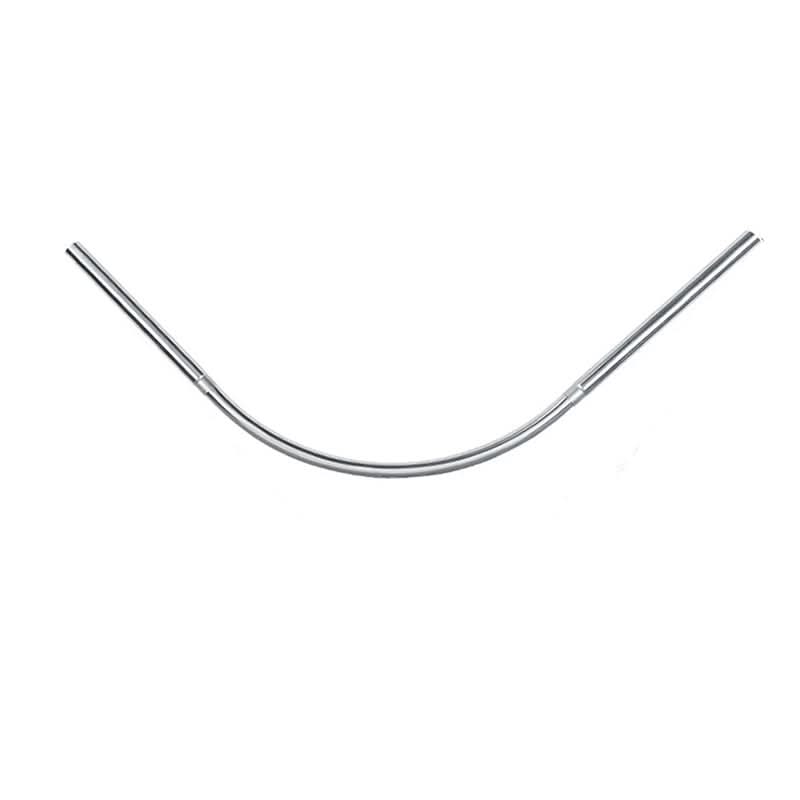 Hoekdouchestang L-Vormig Uitschuifbaar RVS Boorvrij Montage Zilver Douchehaak 70-110cm Badkameraccessoire | Sulvida