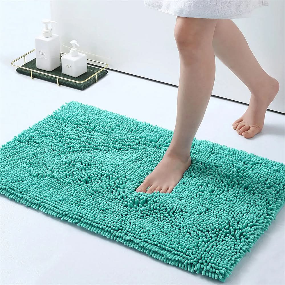 Badmat Antislip Sneldrogend Chenille Microvezel Zacht Gehoningraat Ondergrond Badkamer 40x60 50x80 60x90 | Sulvida