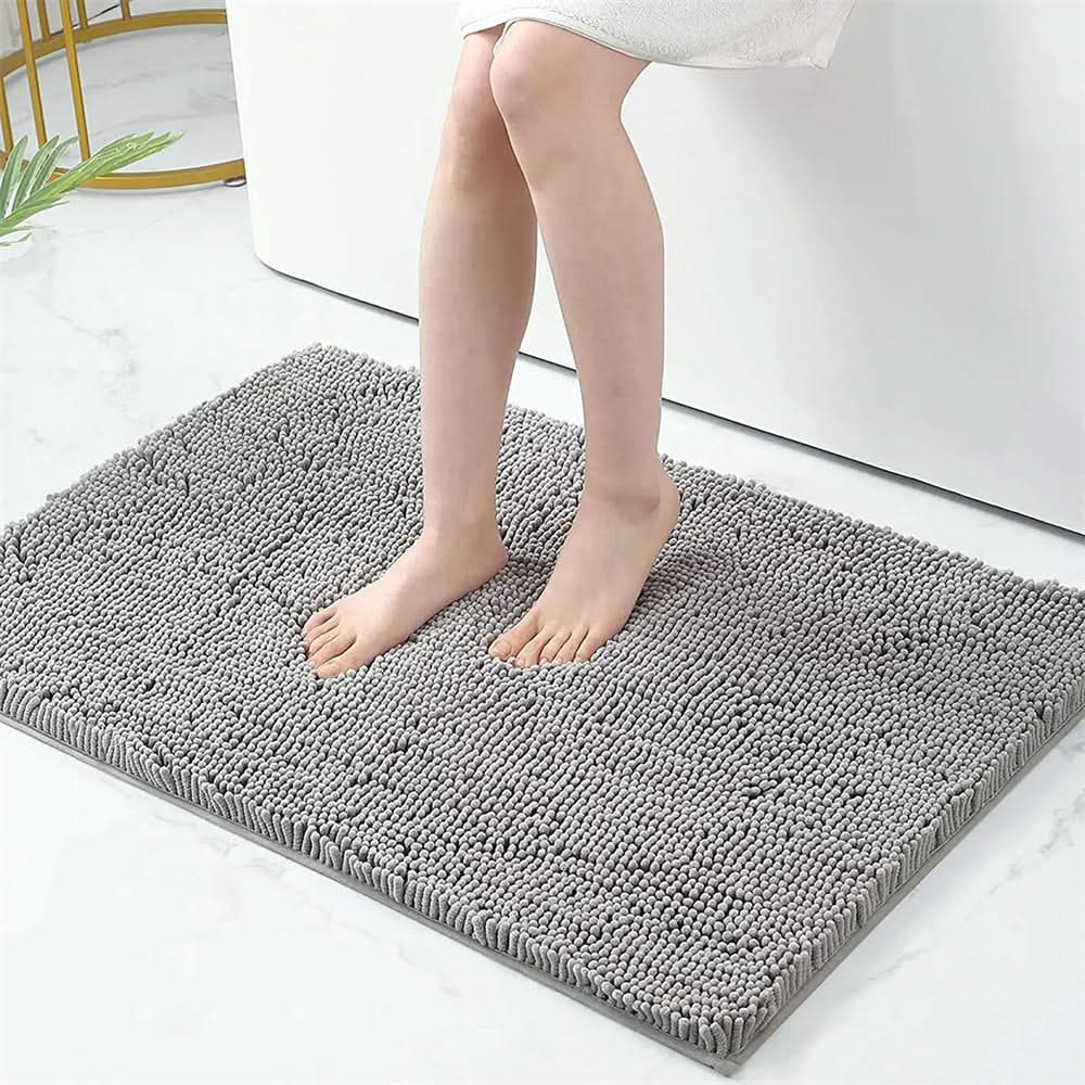 Badmat Antislip Sneldrogend Chenille Microvezel Zacht Gehoningraat Ondergrond Badkamer 40x60 50x80 60x90 | Sulvida