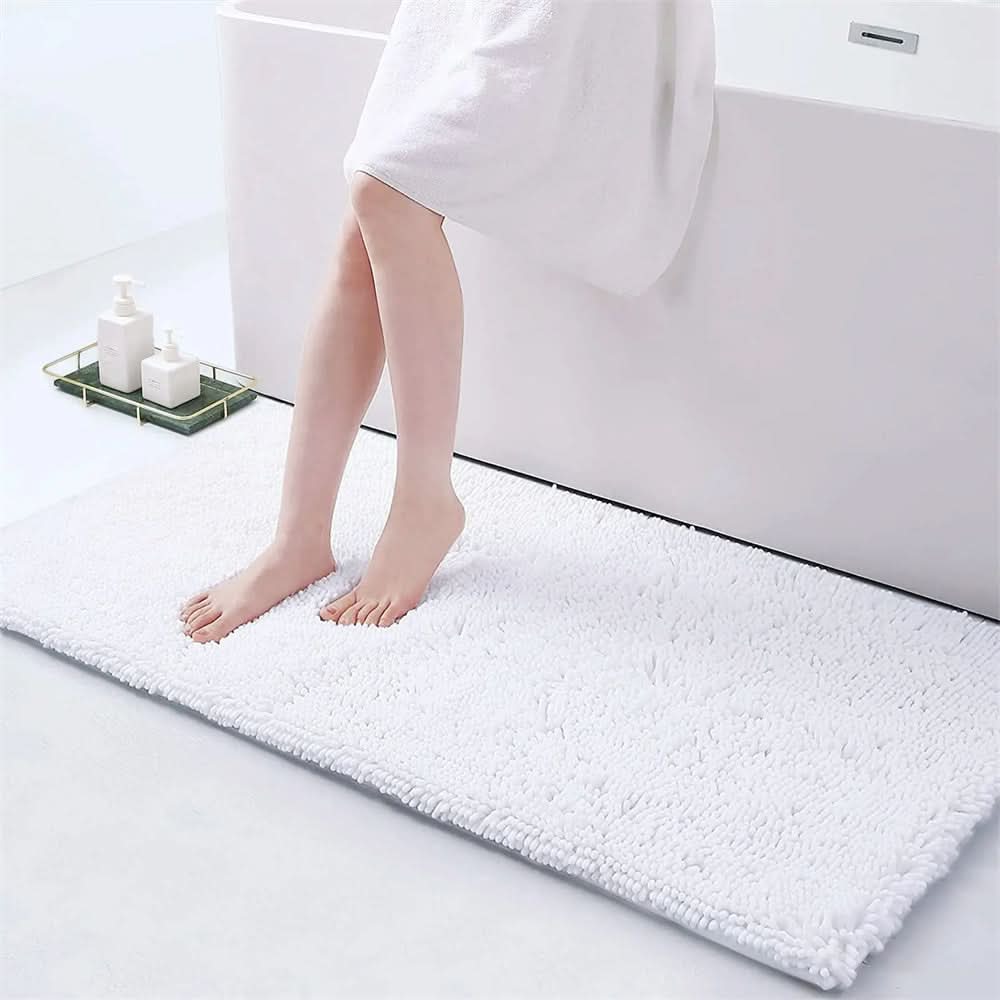 Badmat Antislip Sneldrogend Chenille Microvezel Zacht Gehoningraat Ondergrond Badkamer 40x60 50x80 60x90 | Sulvida