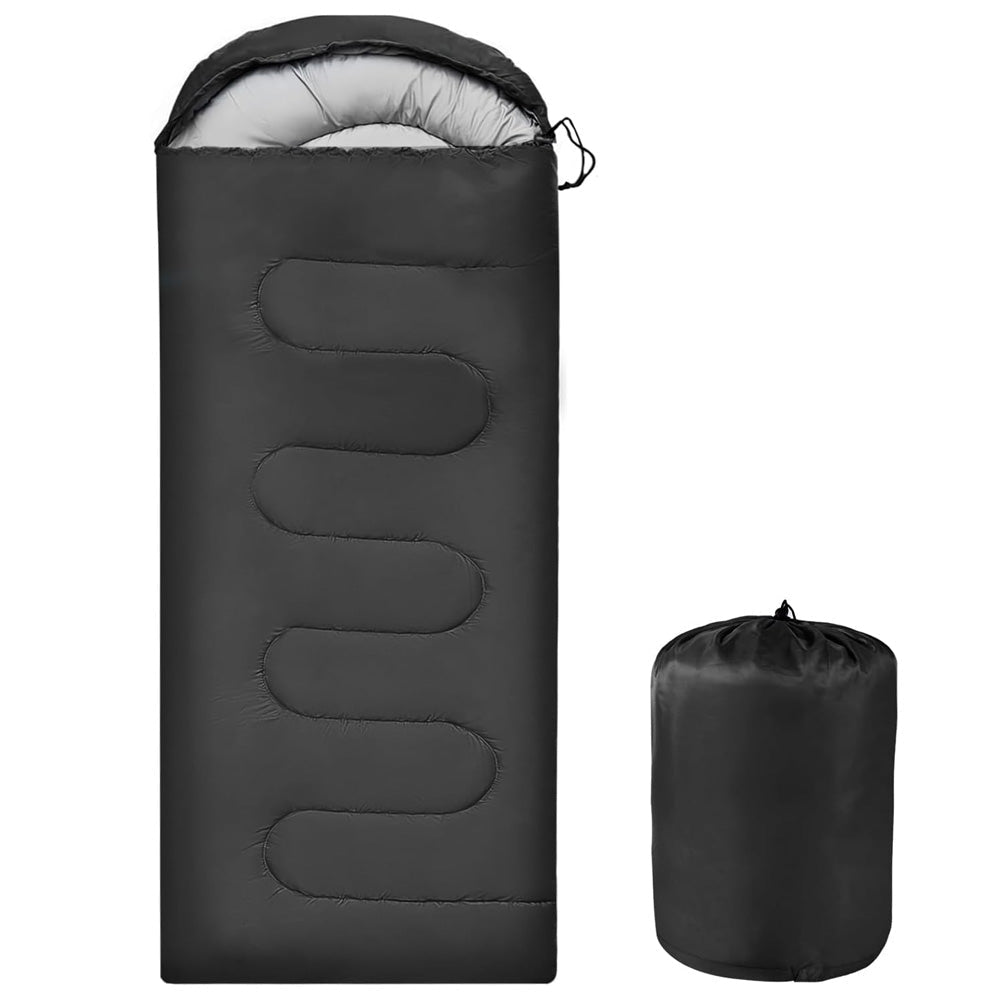 Thermische Envelopslaapzak voor Camping & Trekking tot -10°C met Zachte Voering en Compacte Draagtas | Sulvida