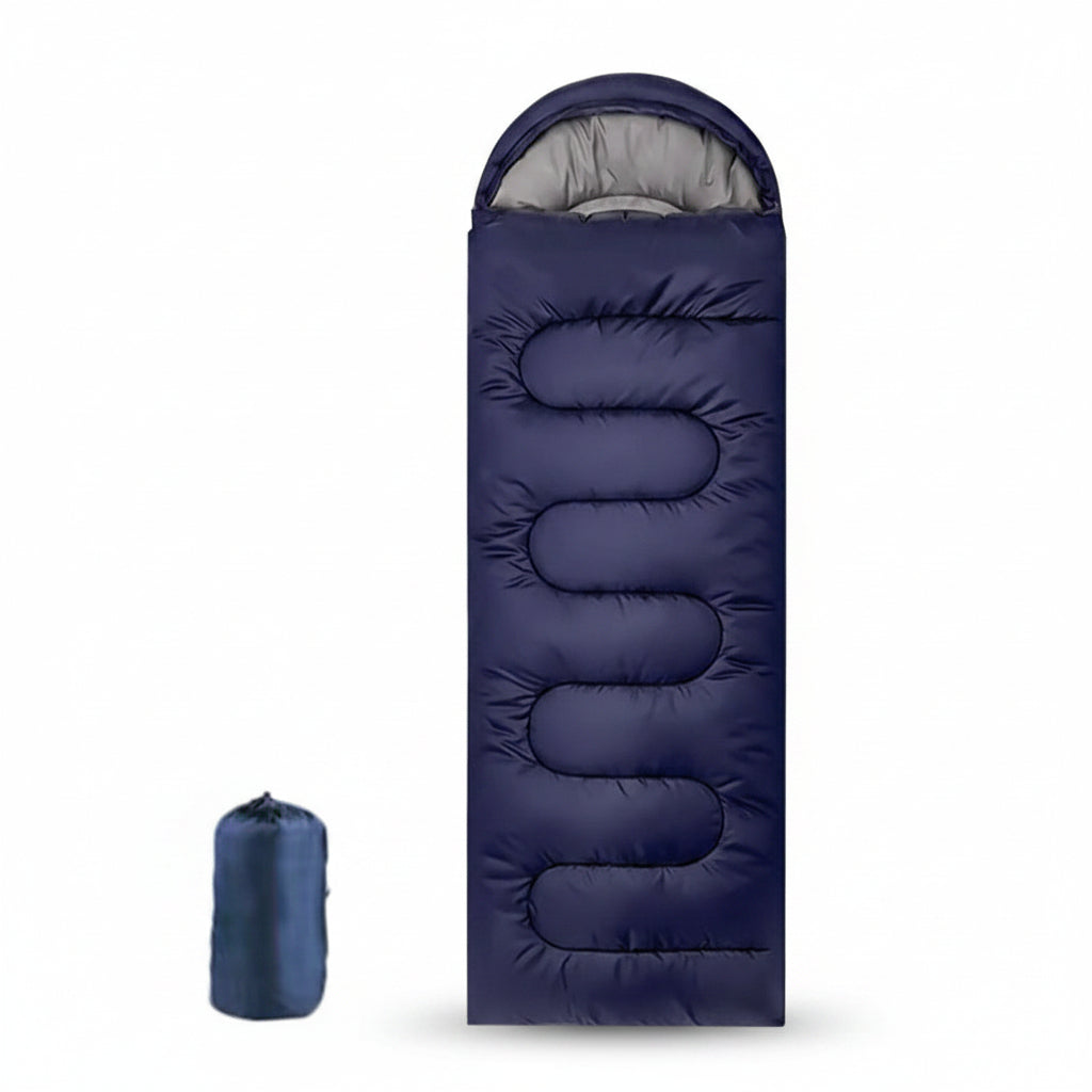 Thermische Envelopslaapzak voor Camping & Trekking tot -10°C met Zachte Voering en Compacte Draagtas | Sulvida