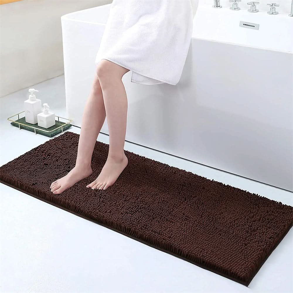 Badmat Antislip Sneldrogend Chenille Microvezel Zacht Gehoningraat Ondergrond Badkamer 40x60 50x80 60x90 | Sulvida