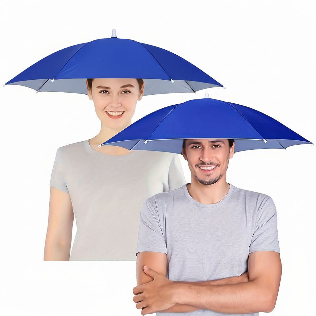 Opvouwbare Zonnehoed met Hoofdband Handen Vrij Parasol Hoofd UV Bescherming Tuin Vissen Wandelen Strand | Sulvida