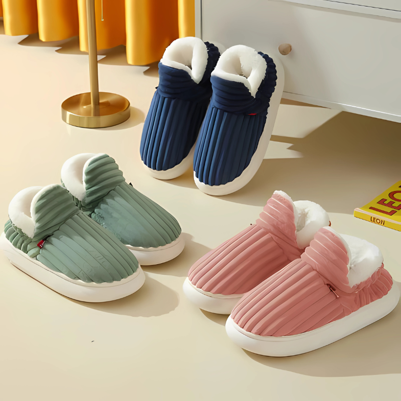 Teddy Pantoffels Pluche Slippers Dames Heren – Extra Zachte Indoor Huisschoenen Winter – Antislip Memory Foam Schuim Zool – Unisex – Maat 36-47 | Sulvida