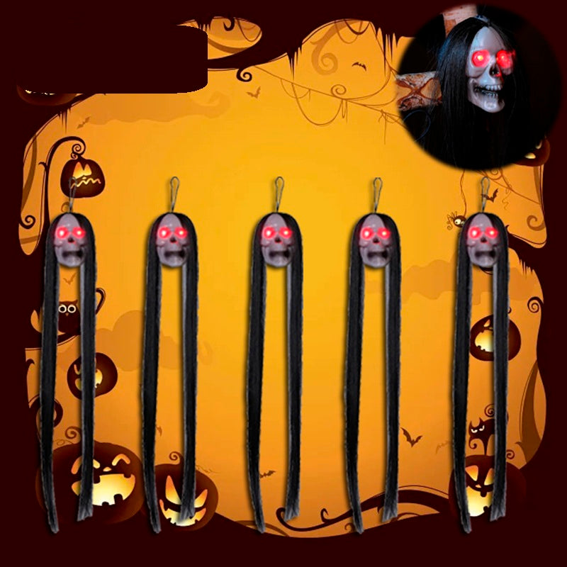 Hangende Spook Skelet Decoratie met LED Verlichting – 30 Stuks Halloween Figuren voor Feest en Thuis | Sulvida