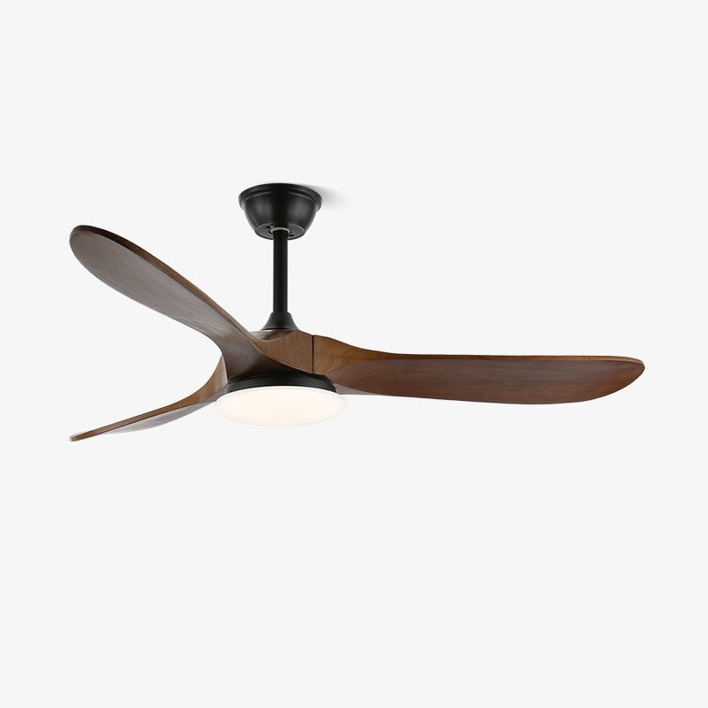 Plafondventilator met Verlichting Houten Bladen 106-132cm Afstandsbediening 6 Snelheden Stil Energiezuinig | Sulvida
