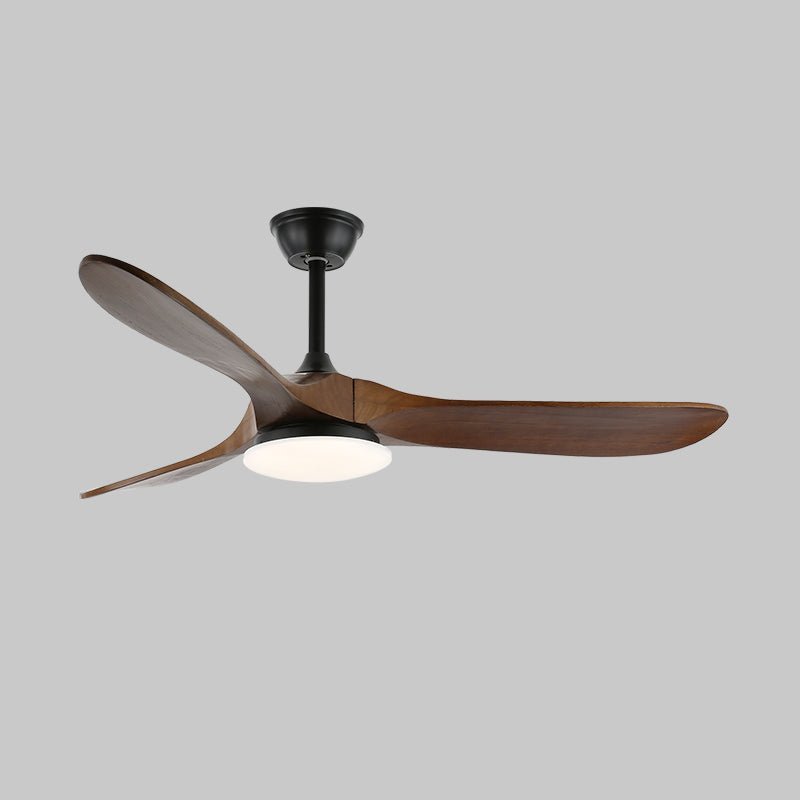 Plafondventilator met Verlichting Houten Bladen 106-132cm Afstandsbediening 6 Snelheden Stil Energiezuinig | Sulvida