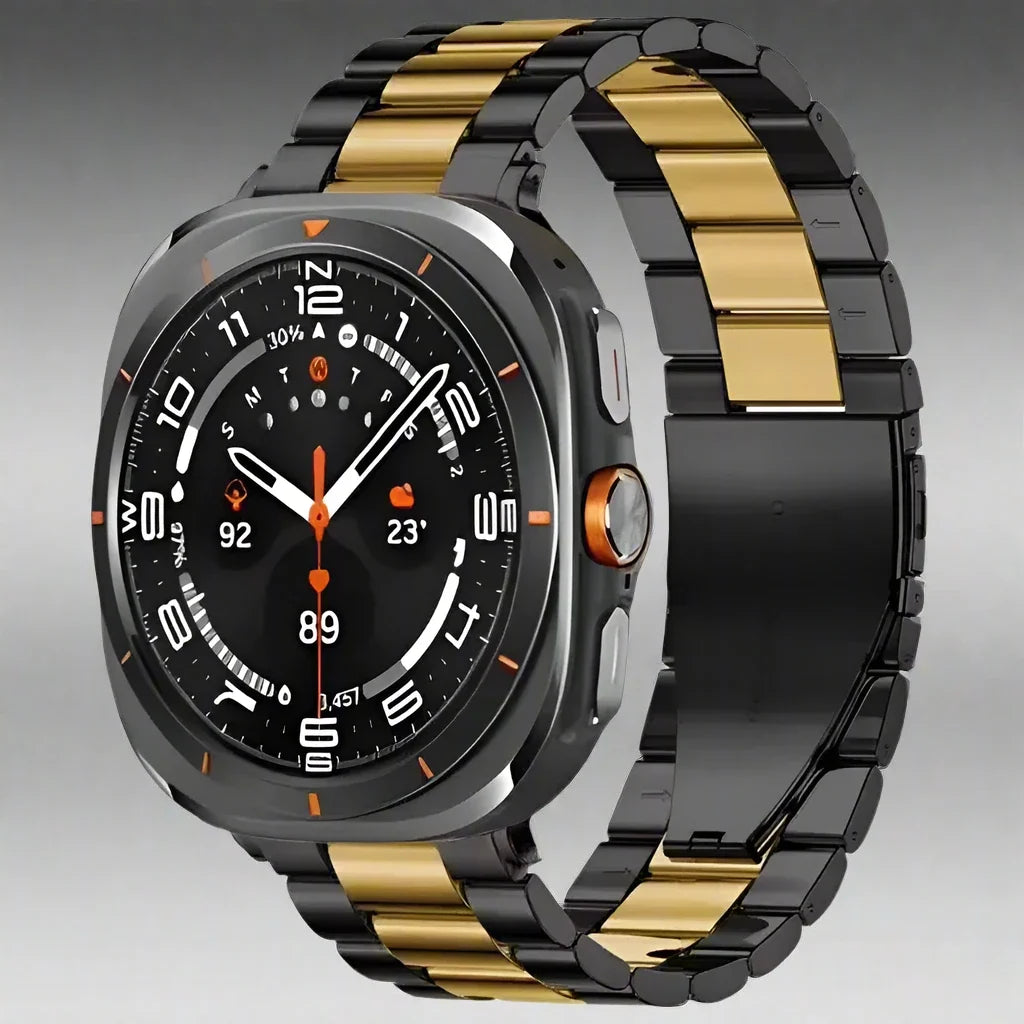 Bracelet à maillons en acier inoxydable pour Galaxy Watch Ultra 47mm, bracelet en métal pour montre connectée compatible avec Watch Ultra 2 | Sulvida