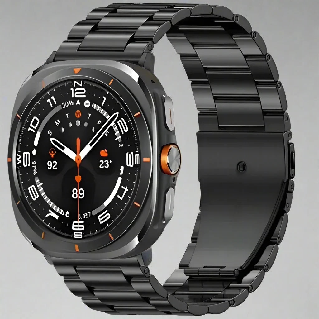 Bracelet à maillons en acier inoxydable pour Galaxy Watch Ultra 47mm, bracelet en métal pour montre connectée compatible avec Watch Ultra 2 | Sulvida
