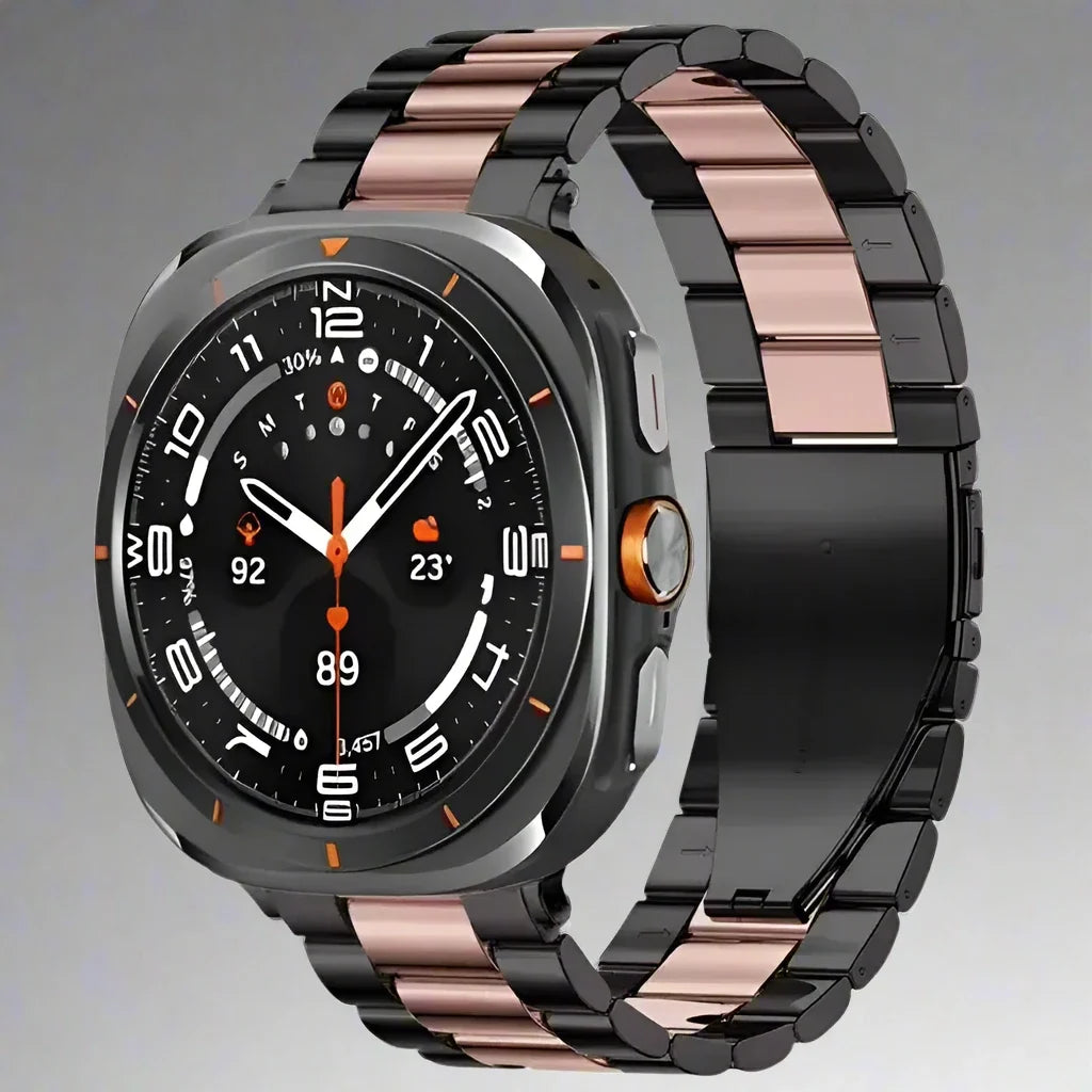 Bracelet à maillons en acier inoxydable pour Galaxy Watch Ultra 47mm, bracelet en métal pour montre connectée compatible avec Watch Ultra 2 | Sulvida