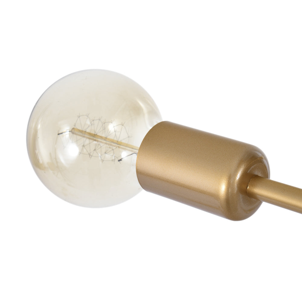 Plafondlamp Messing Semi-Flush 6-Lichts Sputnik Design Goud Modern Verlichtingsarmatuur E26 E27 Fitting | Sulvida