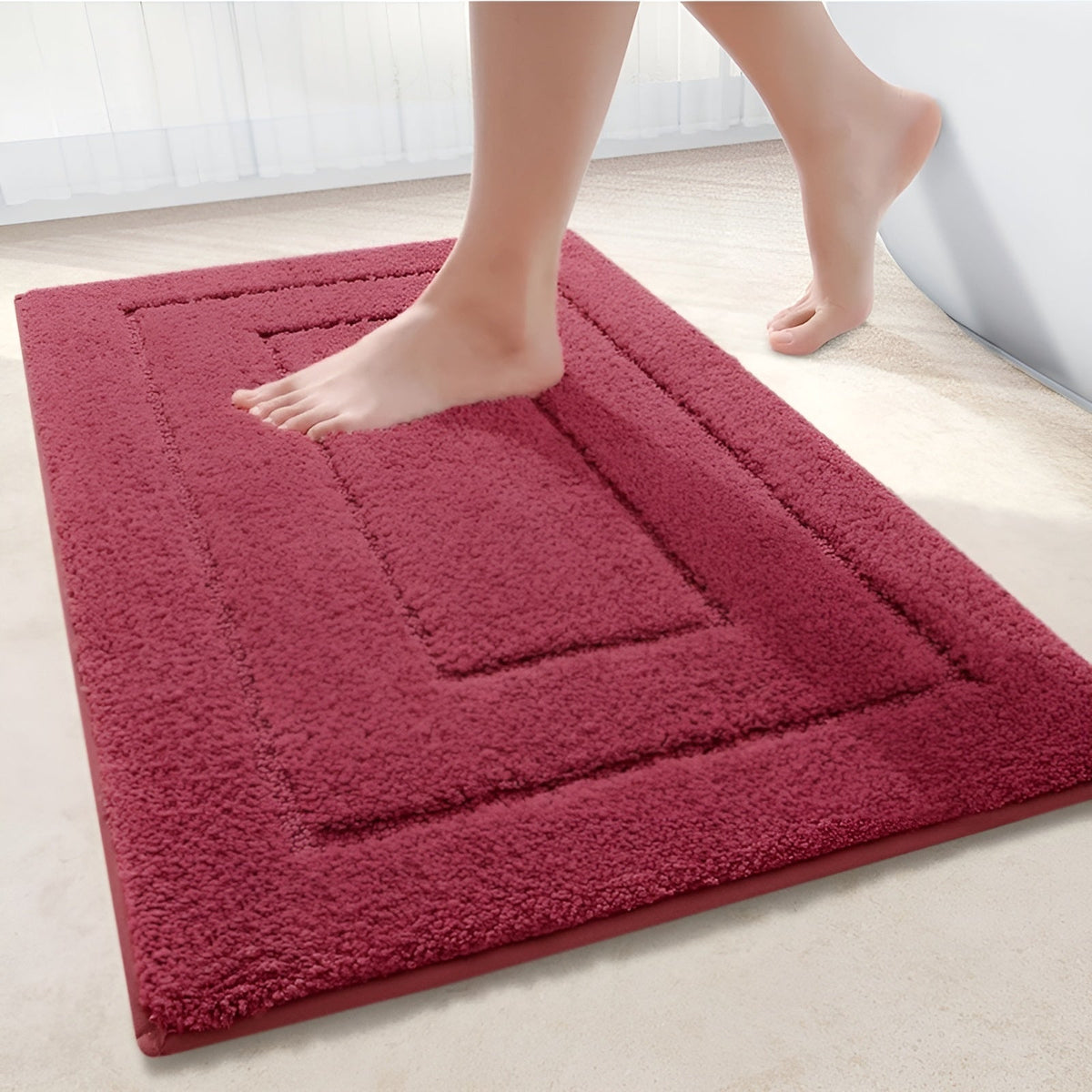 Badmat microvezel antislip absorberend 40x60 50x80 60x90 cm badkamer douche modern wasbaar zachte vloermat | Sulvida