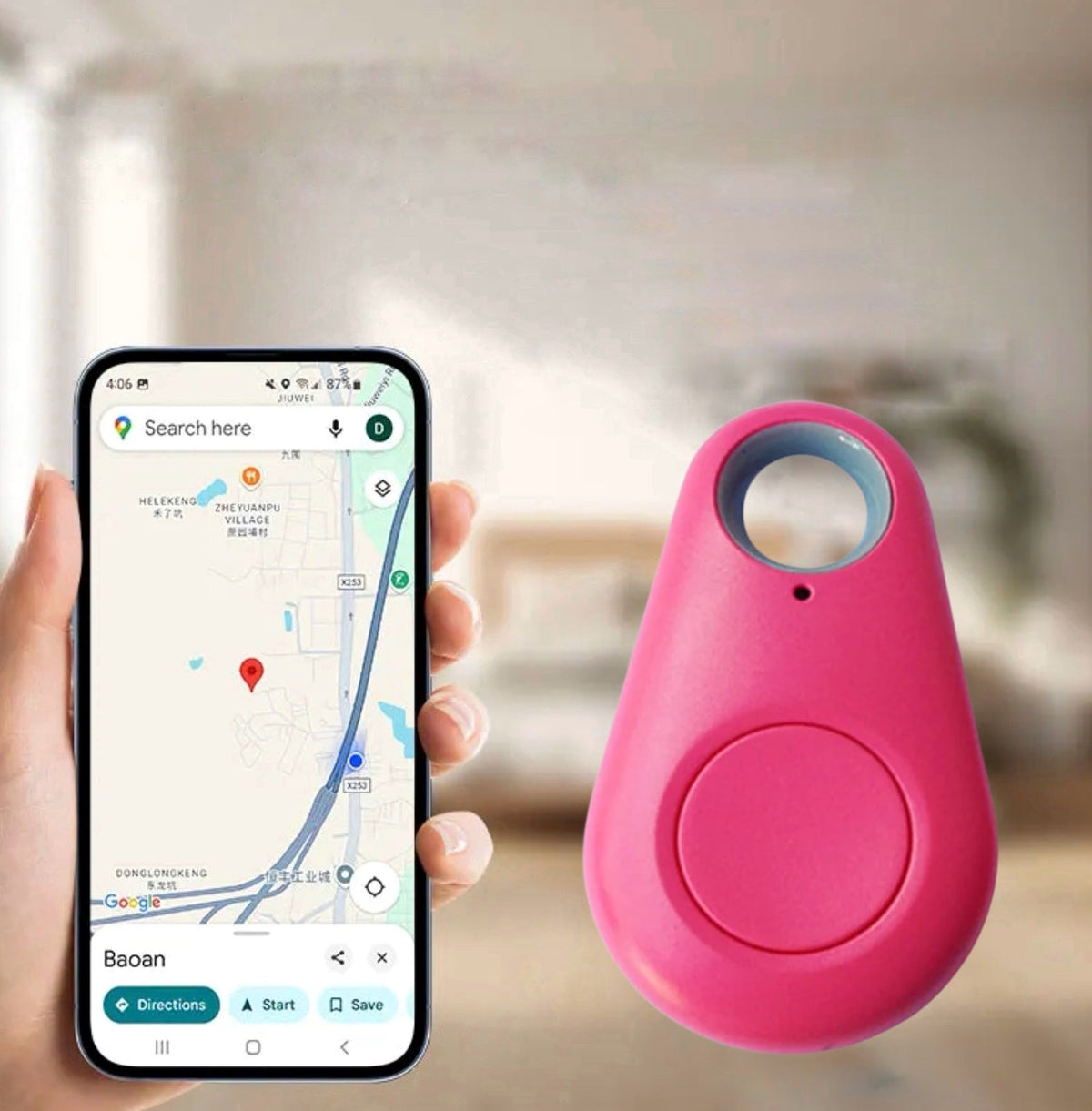 GPS-tracker voor kinderen en huisdieren real-time volgen waterdicht compacte veiligheidstracker locatiebepaling | Sulvida