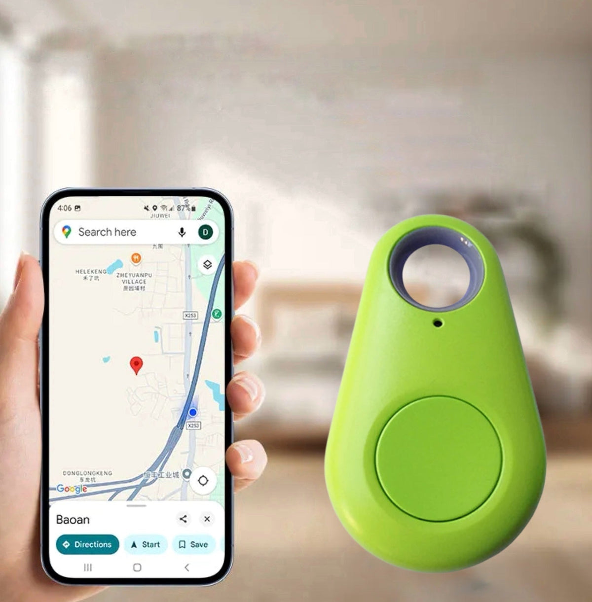 GPS-tracker voor kinderen en huisdieren real-time volgen waterdicht compacte veiligheidstracker locatiebepaling | Sulvida