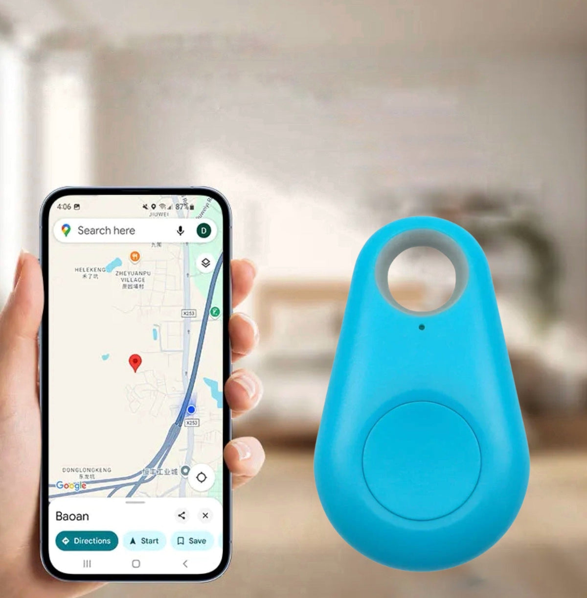 GPS-tracker voor kinderen en huisdieren real-time volgen waterdicht compacte veiligheidstracker locatiebepaling | Sulvida