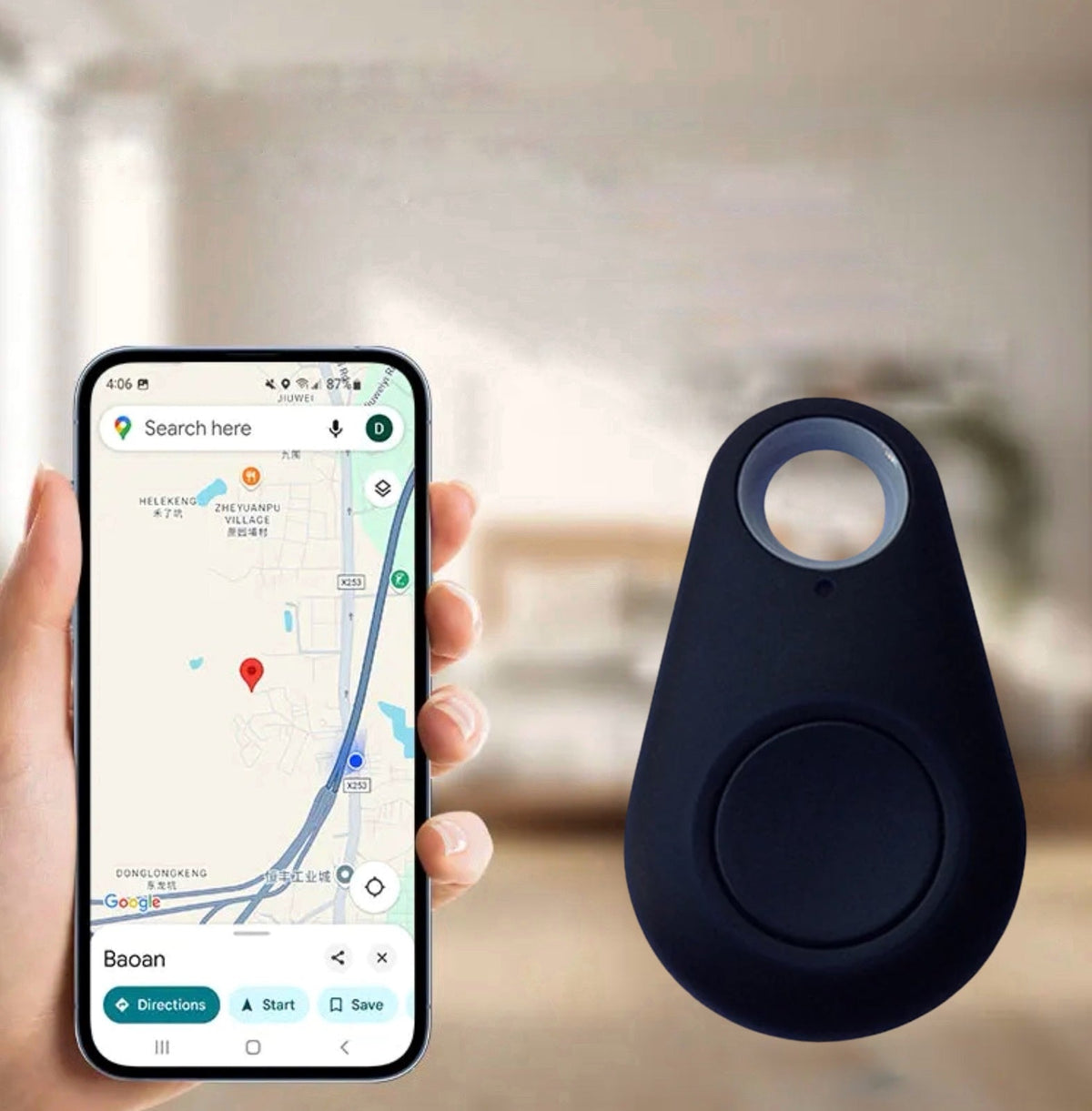 GPS-tracker voor kinderen en huisdieren real-time volgen waterdicht compacte veiligheidstracker locatiebepaling | Sulvida