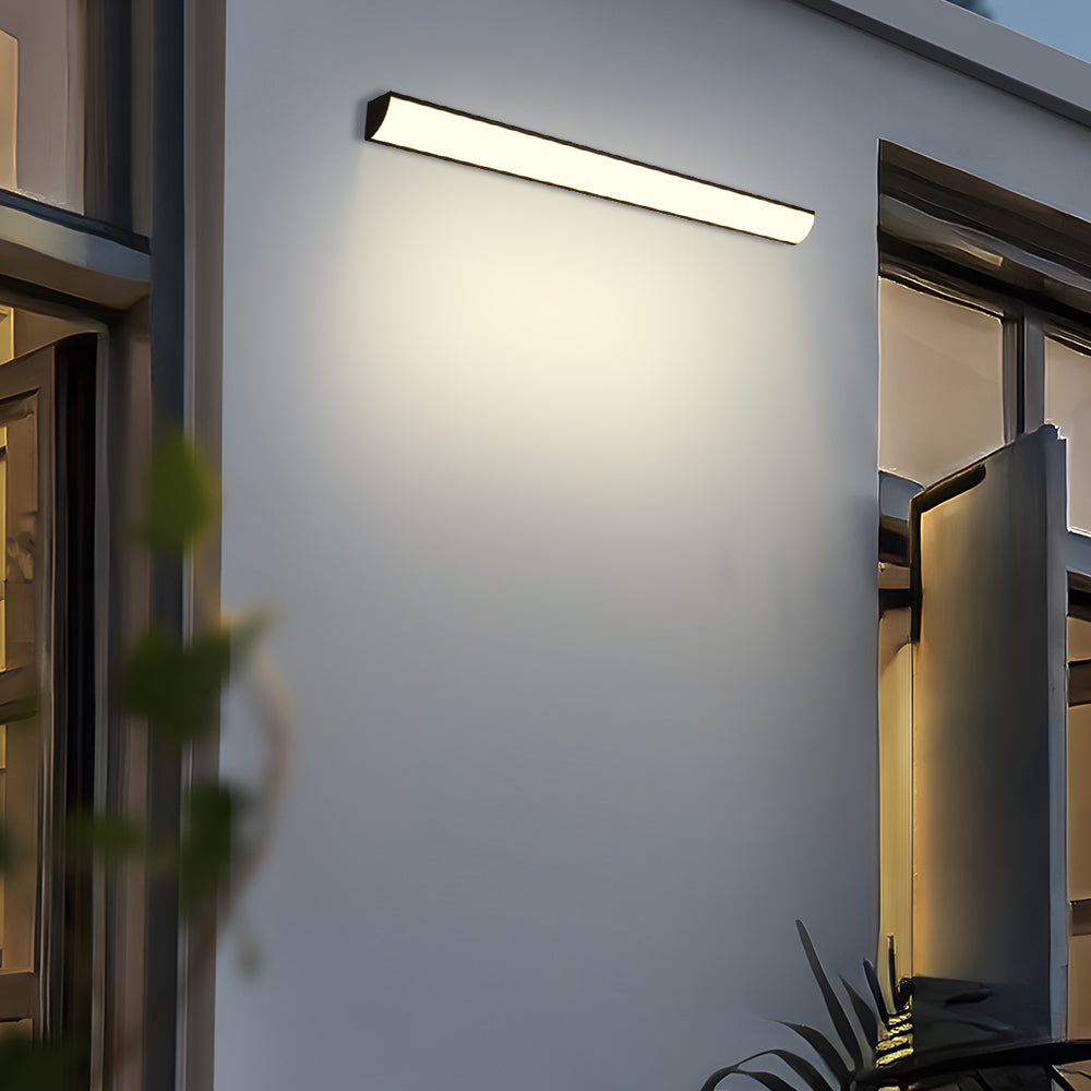Buitenwandlamp LED Waterdicht Zwart Wit 30-40cm Sfeerverlicht Tuin Entree Terras Aluminium IP65 Buitenverlichting | Sulvida