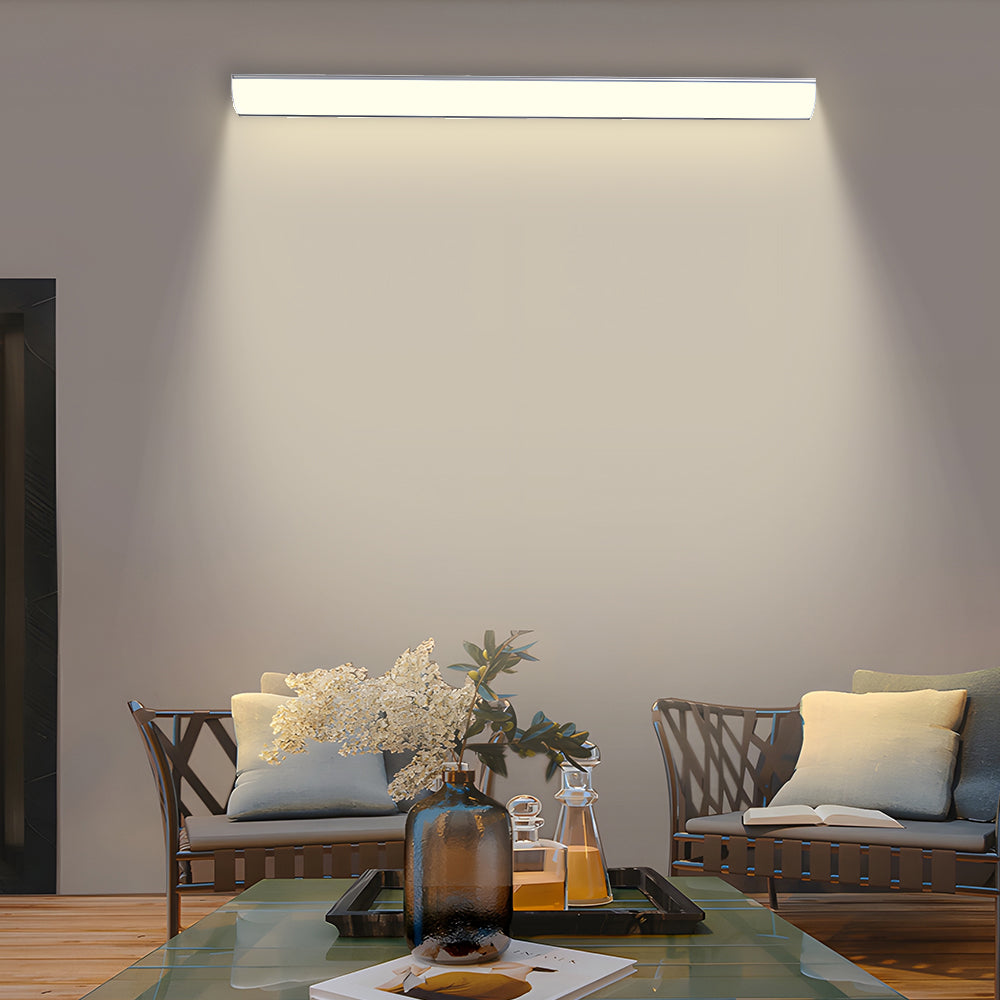Buitenwandlamp LED Waterdicht Zwart Wit 30-40cm Sfeerverlicht Tuin Entree Terras Aluminium IP65 Buitenverlichting | Sulvida