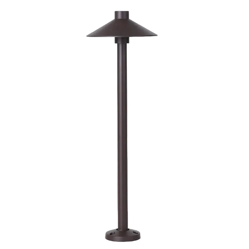 Metalen Sokkellamp met Parapluscherm voor Tuin en Oprit IP65 Waterdicht Buitenverlichting LED Tuinlamp | Sulvida