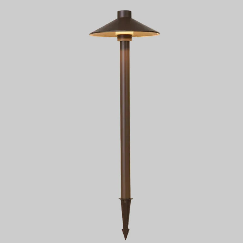 Metalen Sokkellamp met Parapluscherm voor Tuin en Oprit IP65 Waterdicht Buitenverlichting LED Tuinlamp | Sulvida