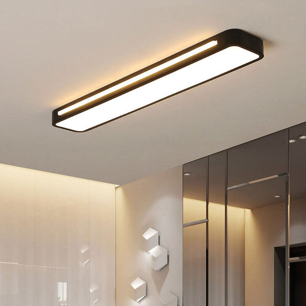 Ronde LED Plafondlamp Strak Design Zwart Wit Verstelbare Lichtkleur Woonkamer Slaapkamer Eetkamer Hal | Sulvida