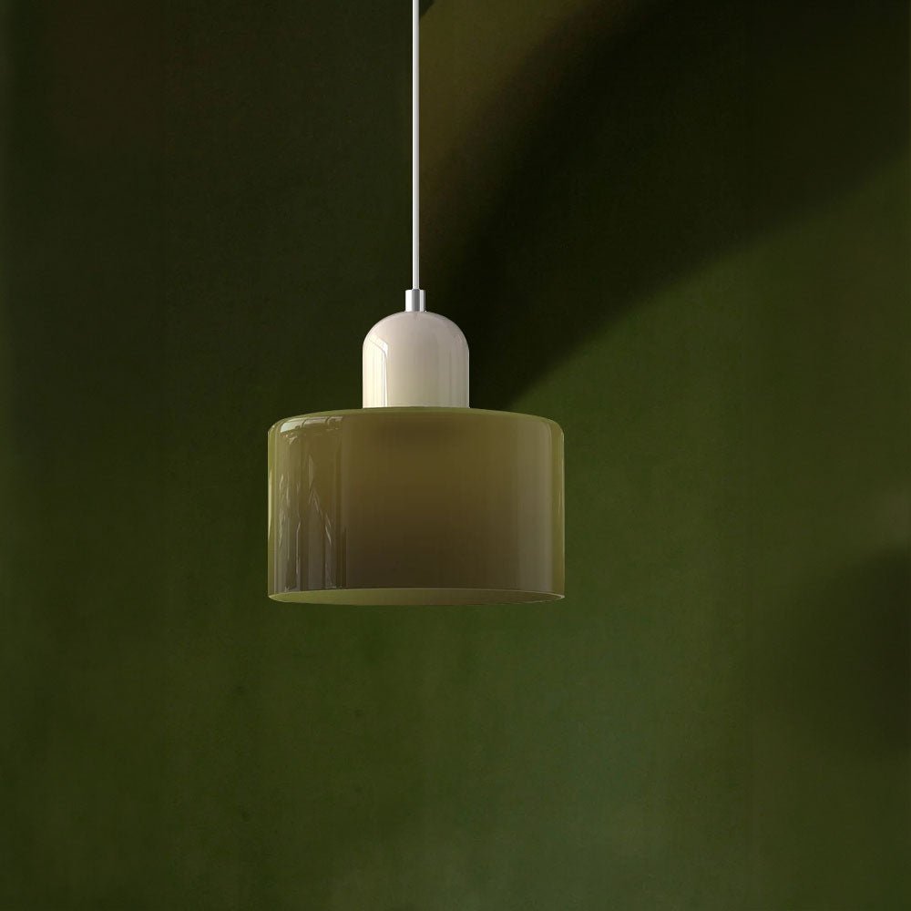 Glazen Hanglamp Bauhaus Design Goudkleurig Metaal E27 Fitting Eetkamer Woonkamer Verstelbaar Moderne Verlichting | Sulvida