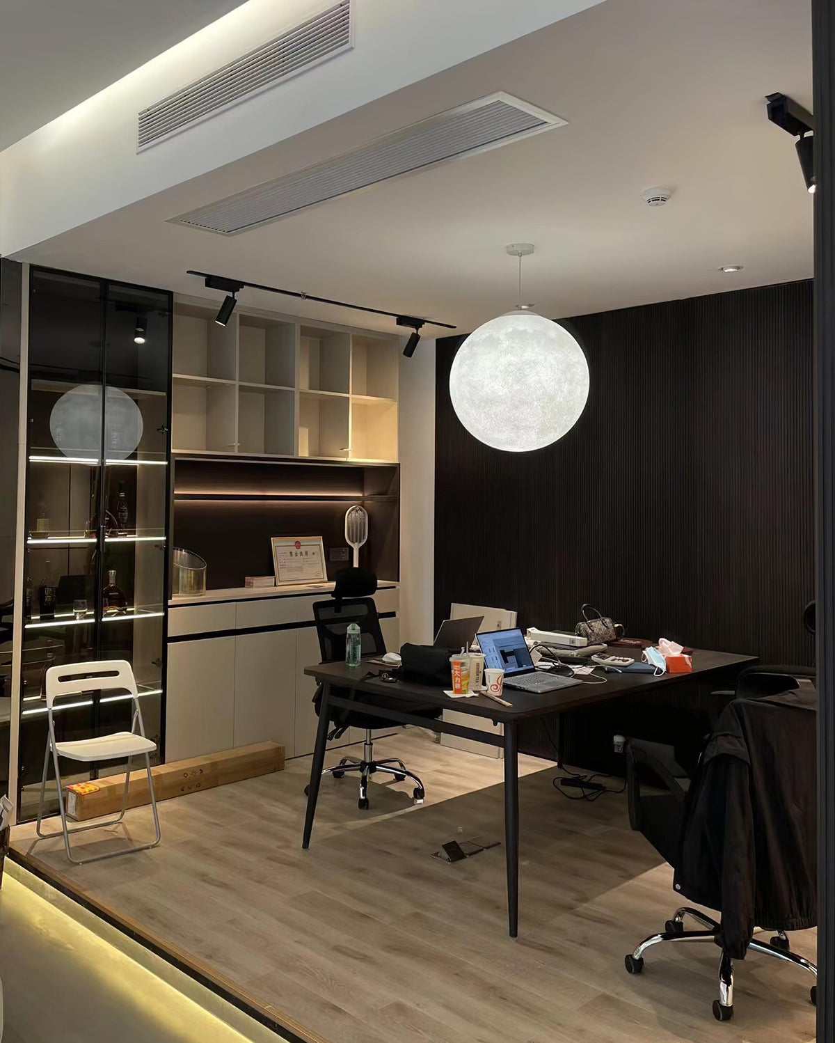 Hanglamp Bol Wit Modern Design FRP Glasvezel Woonkamer Eetkamer Slaapkamer Hal Horeca Interieur Verlichting LED E27 | Sulvida
