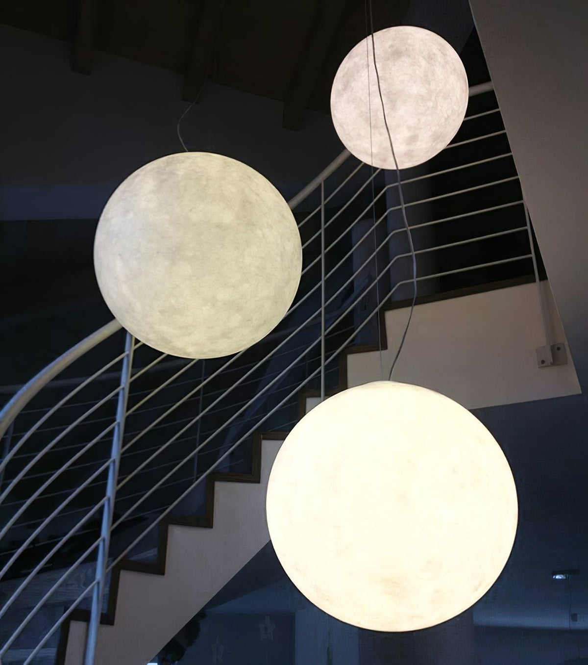 Hanglamp Bol Wit Modern Design FRP Glasvezel Woonkamer Eetkamer Slaapkamer Hal Horeca Interieur Verlichting LED E27 | Sulvida