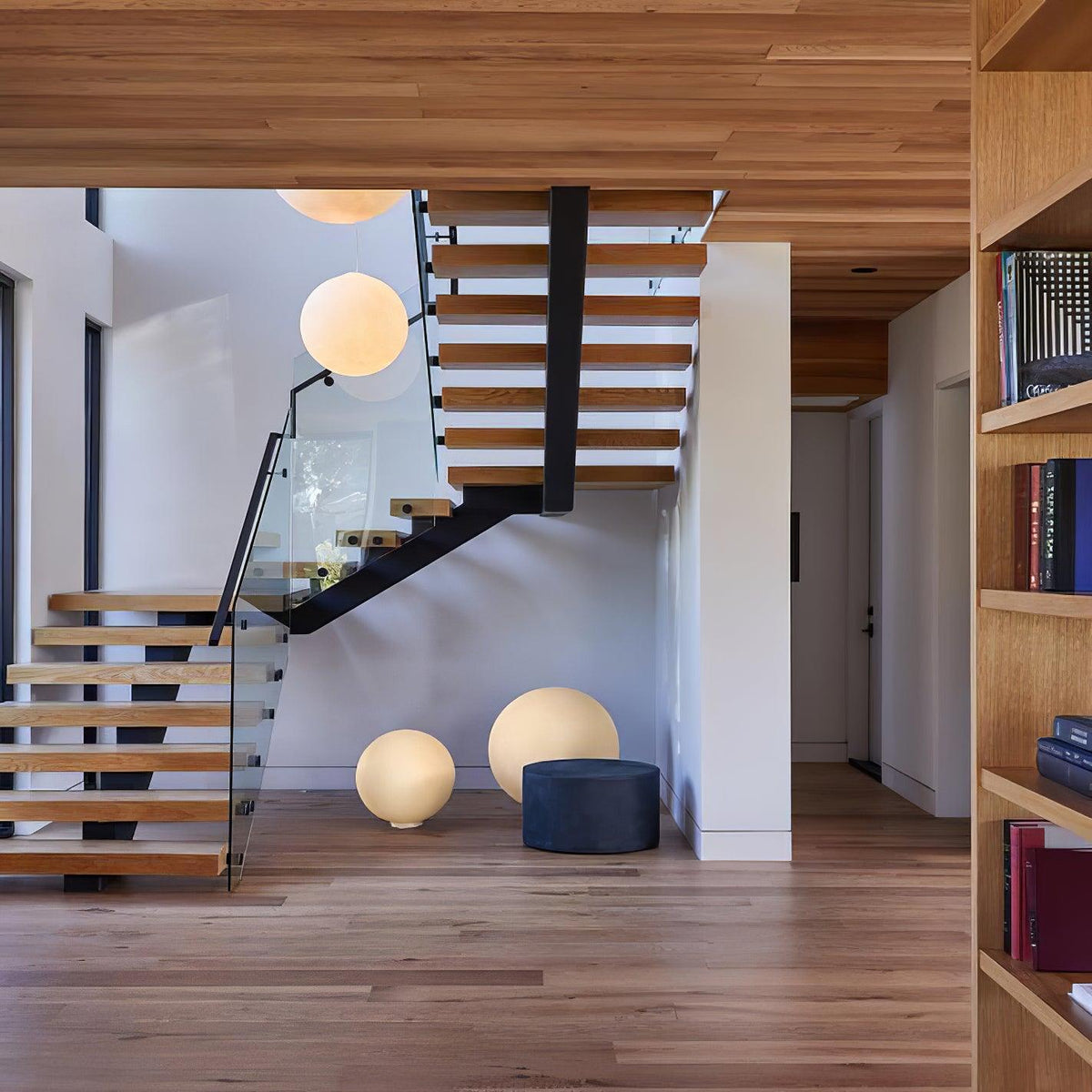 Hanglamp Bol Wit Modern Design FRP Glasvezel Woonkamer Eetkamer Slaapkamer Hal Horeca Interieur Verlichting LED E27 | Sulvida