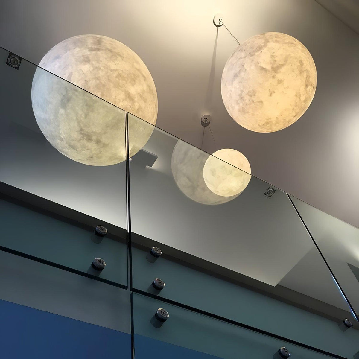 Hanglamp Bol Wit Modern Design FRP Glasvezel Woonkamer Eetkamer Slaapkamer Hal Horeca Interieur Verlichting LED E27 | Sulvida